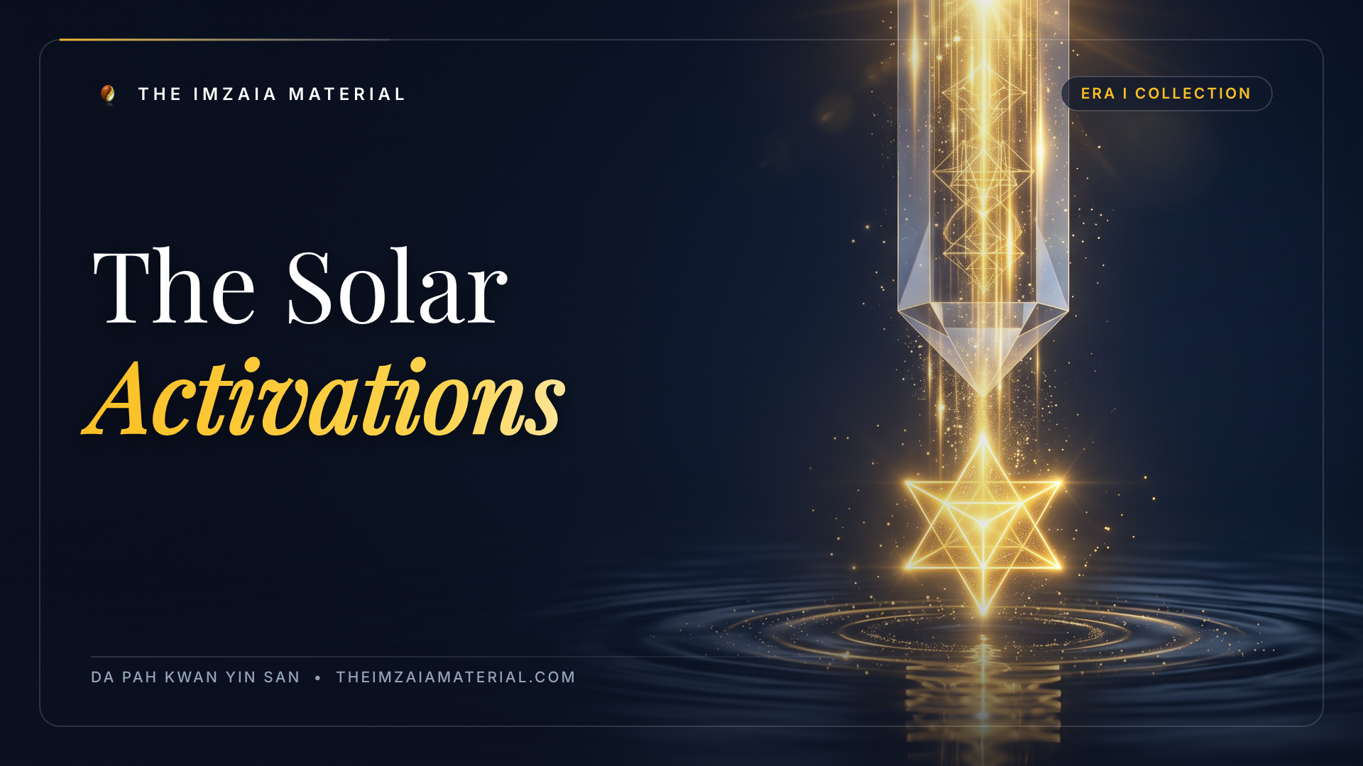 The Solar Activations Collection